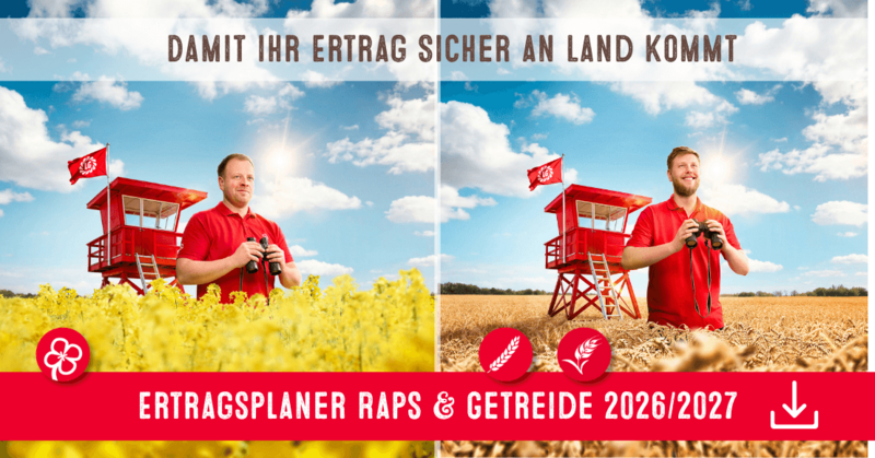 Damit Ihr Ertrag sicher an Land kommt - LG Raps und Getreide Ertragsplaner 2026/2027