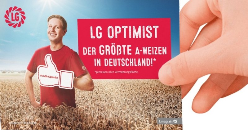 LG OPTIMIST - Größter A-Weizen nach Vermehrungsfläche Aussaat 2024