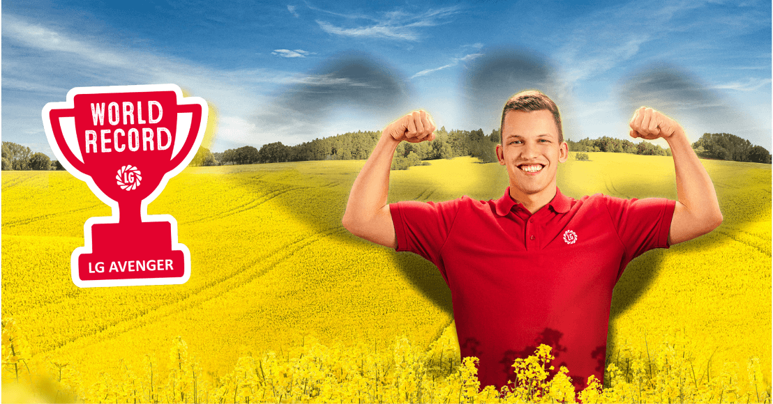 LG AVENGER - Weltrekord im Raps Kornertrag mit 7,52 t/ha