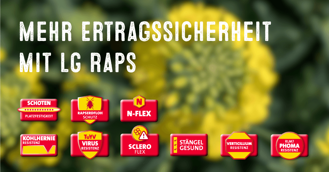 LG Genetik, ertragssichernde Sorteneigenschaften beim Raps