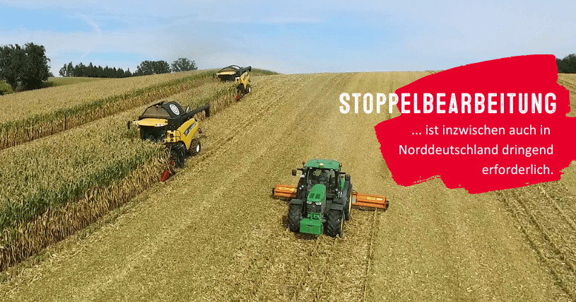 Stoppelbearbeitung Mais